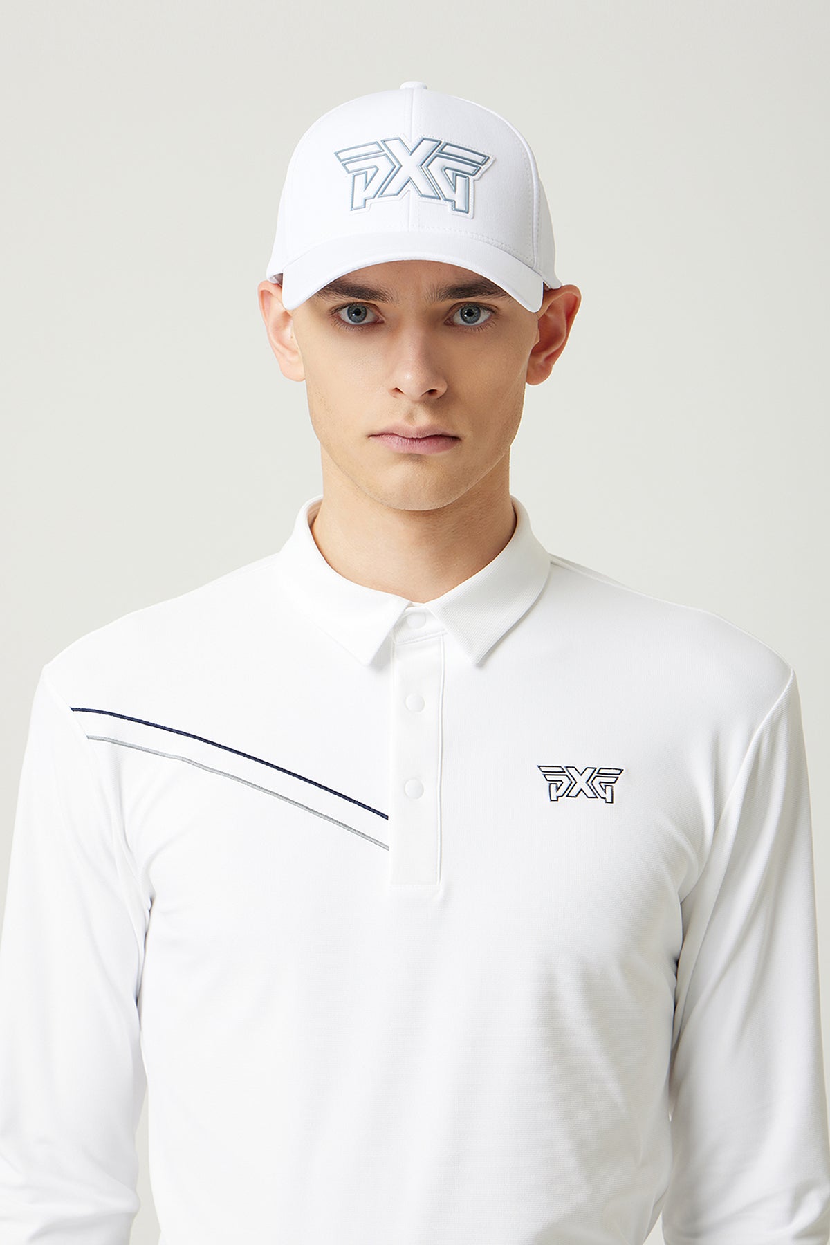 MNS FA LINE POINT COLLAR LS