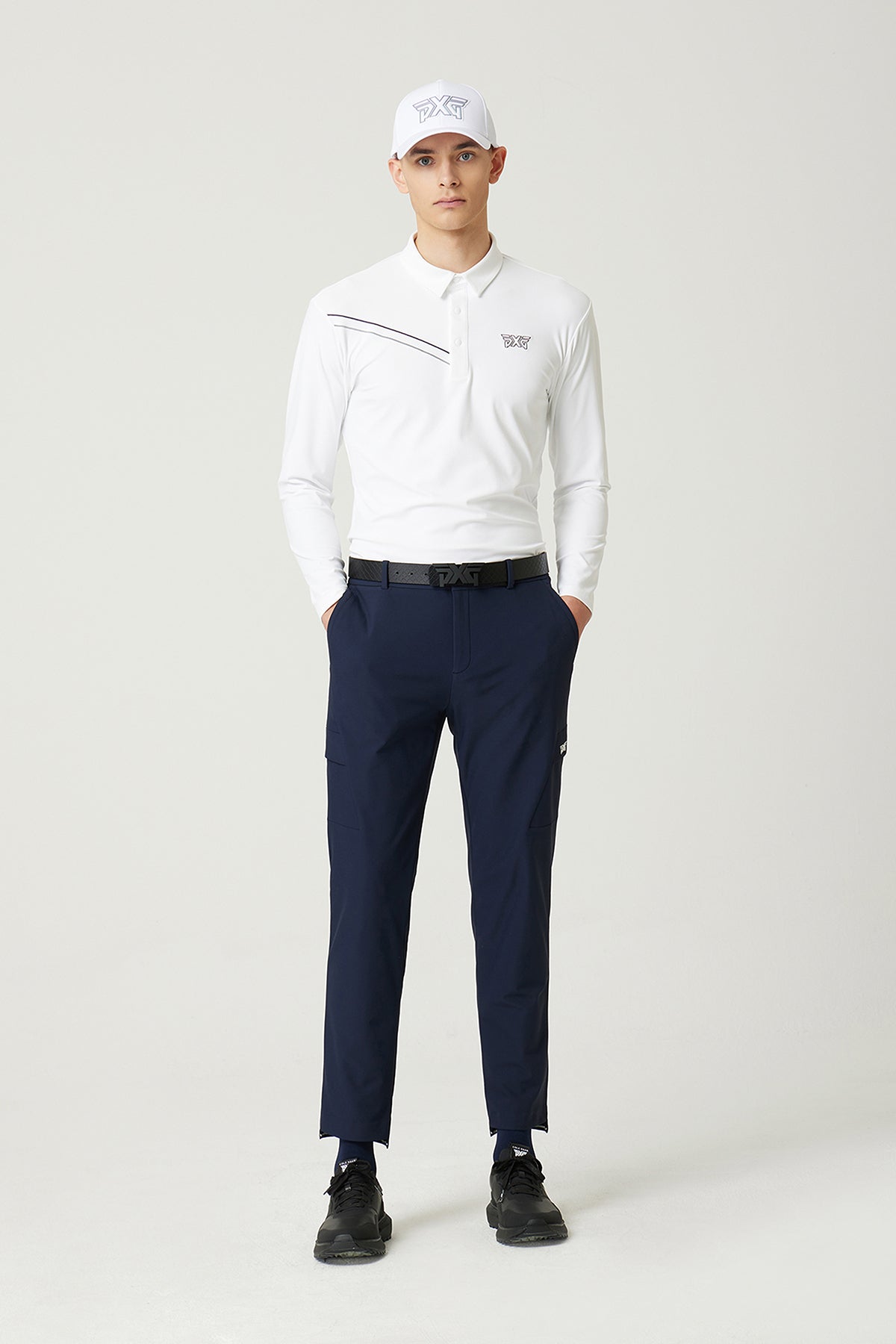 MNS FA LINE POINT COLLAR LS
