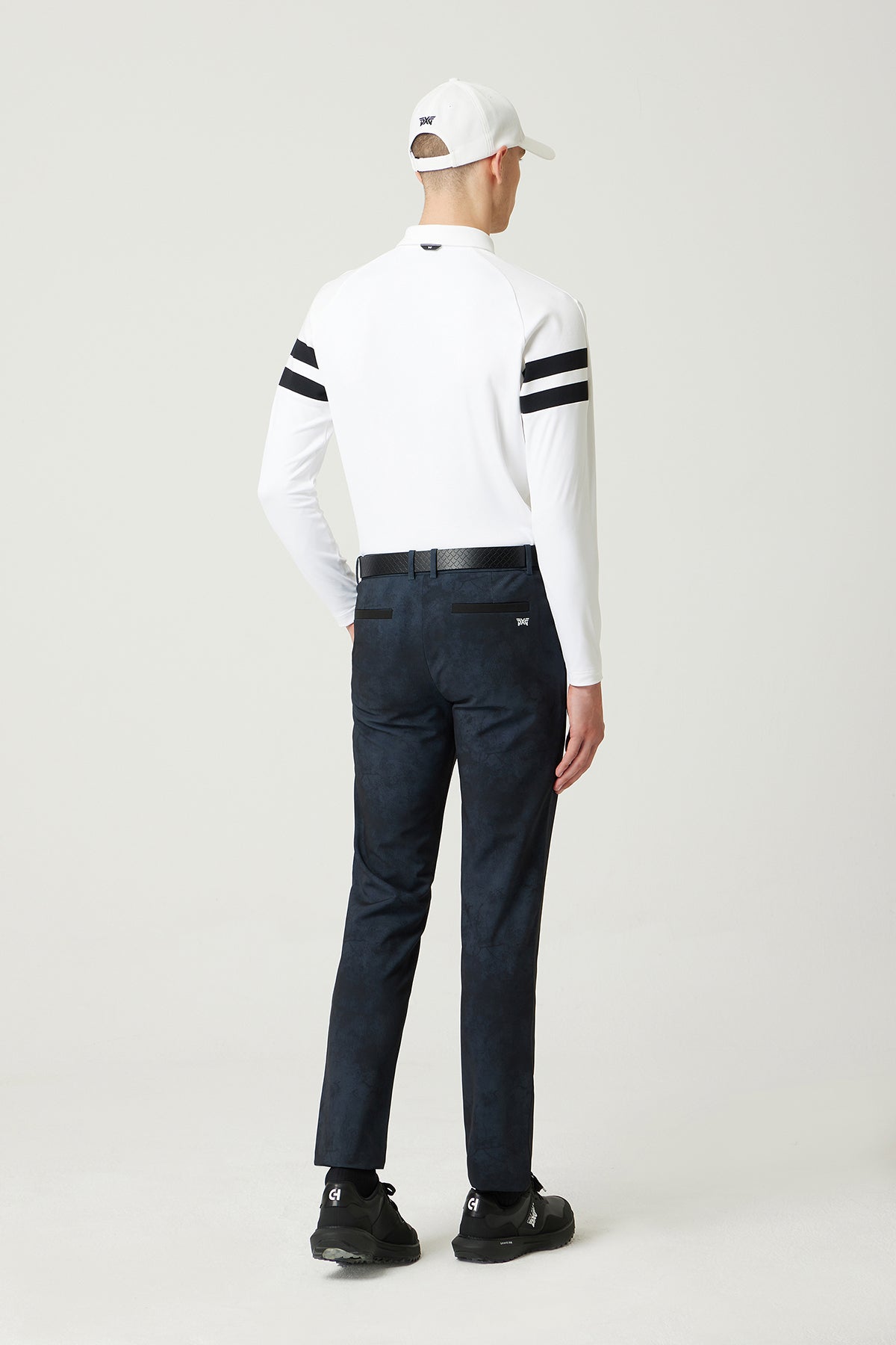 MNS FA KNITTED POINT COLLAR LS