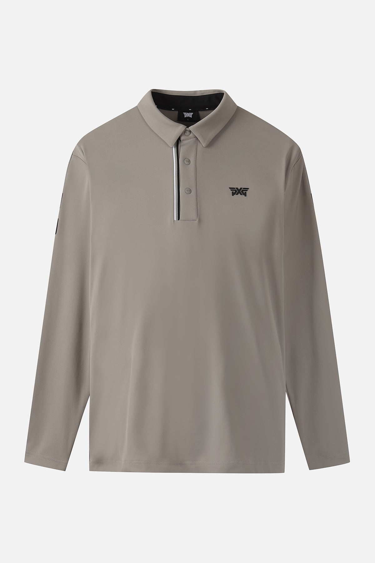 MNS FA KNITTED POINT COLLAR LS