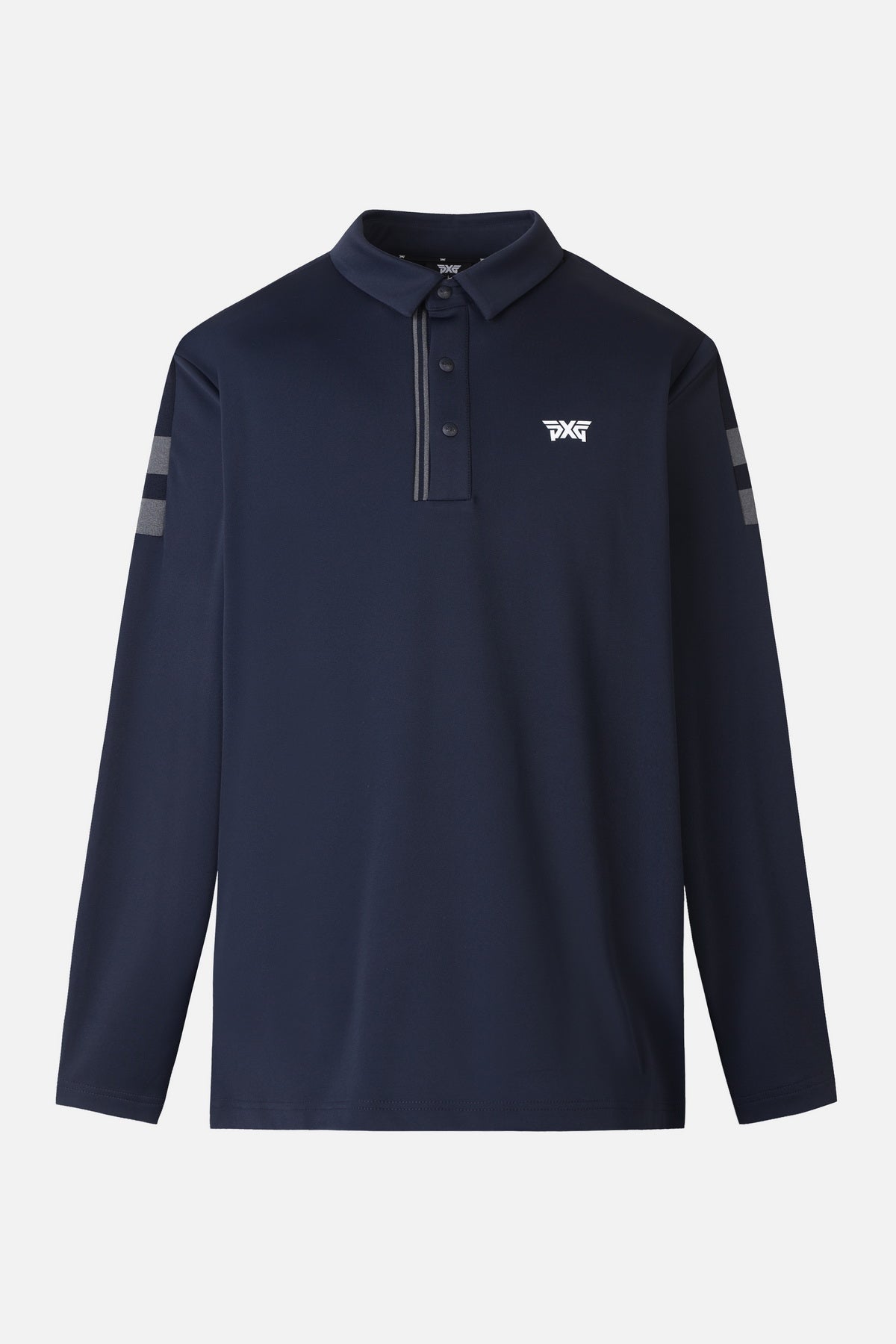 MNS FA KNITTED POINT COLLAR LS