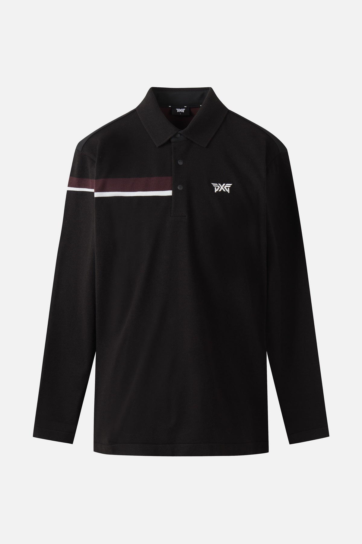 MNS FA KNIT HYBRID COLLAR LS