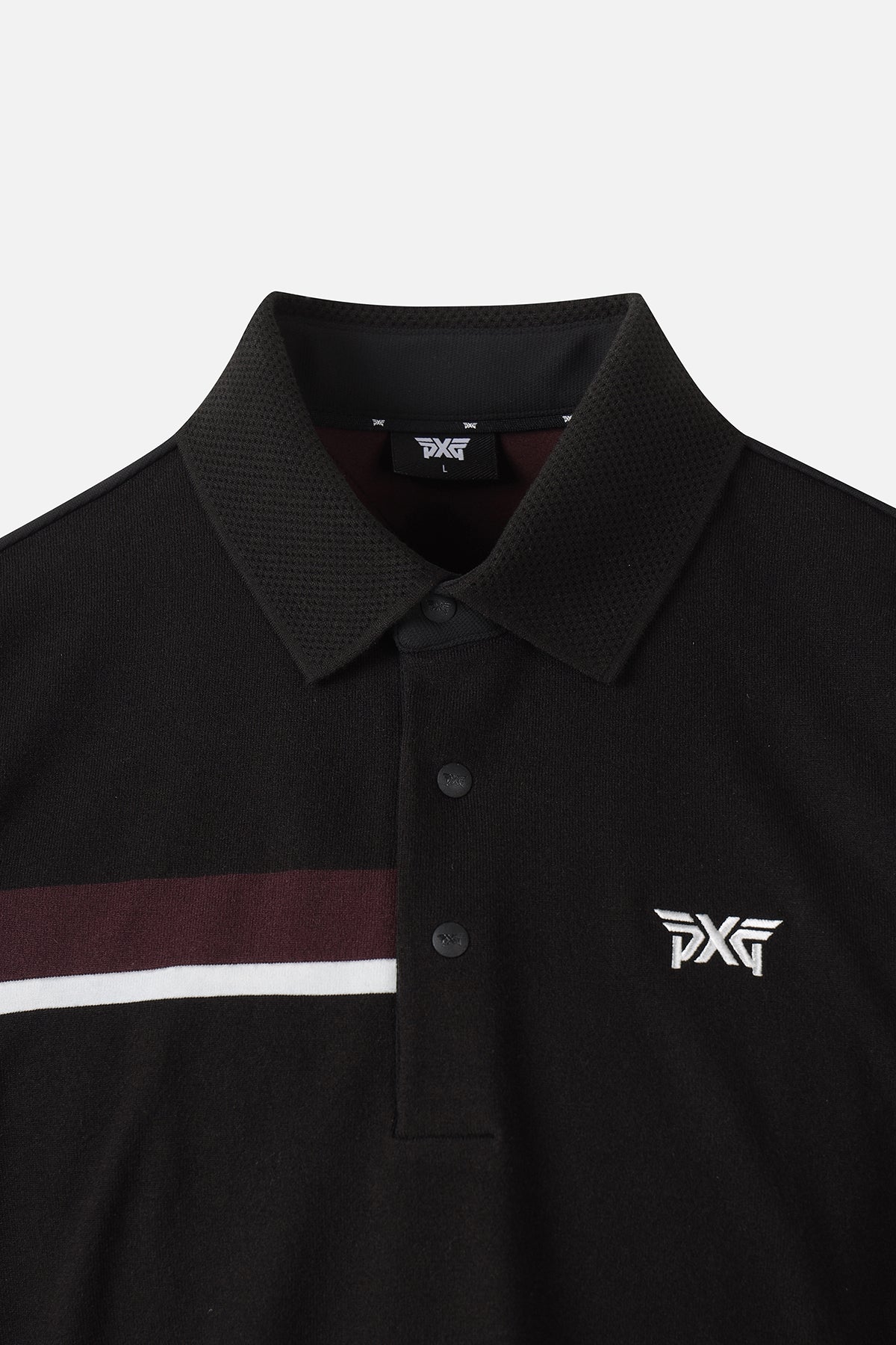 MNS FA KNIT HYBRID COLLAR LS