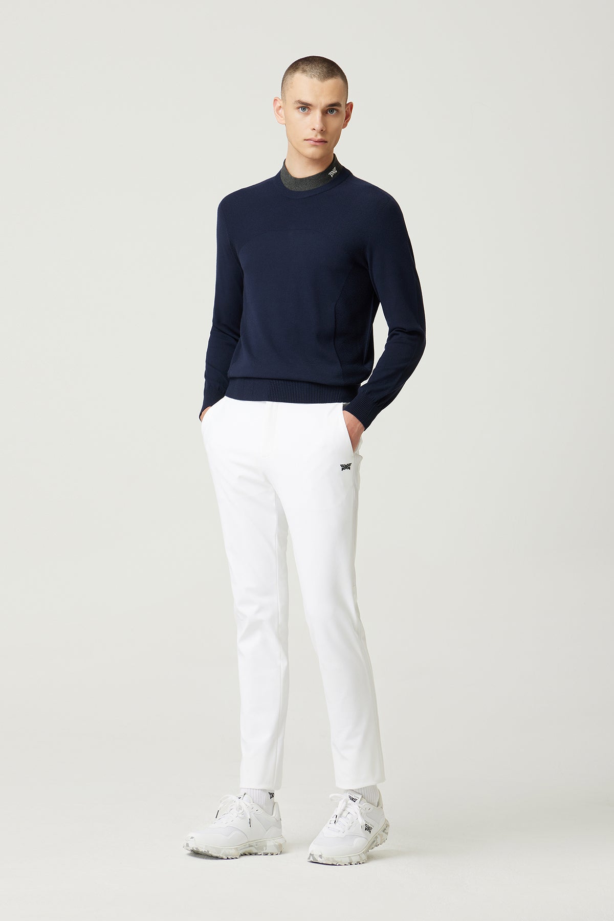 MNS FA MOCK NECK SWEATER