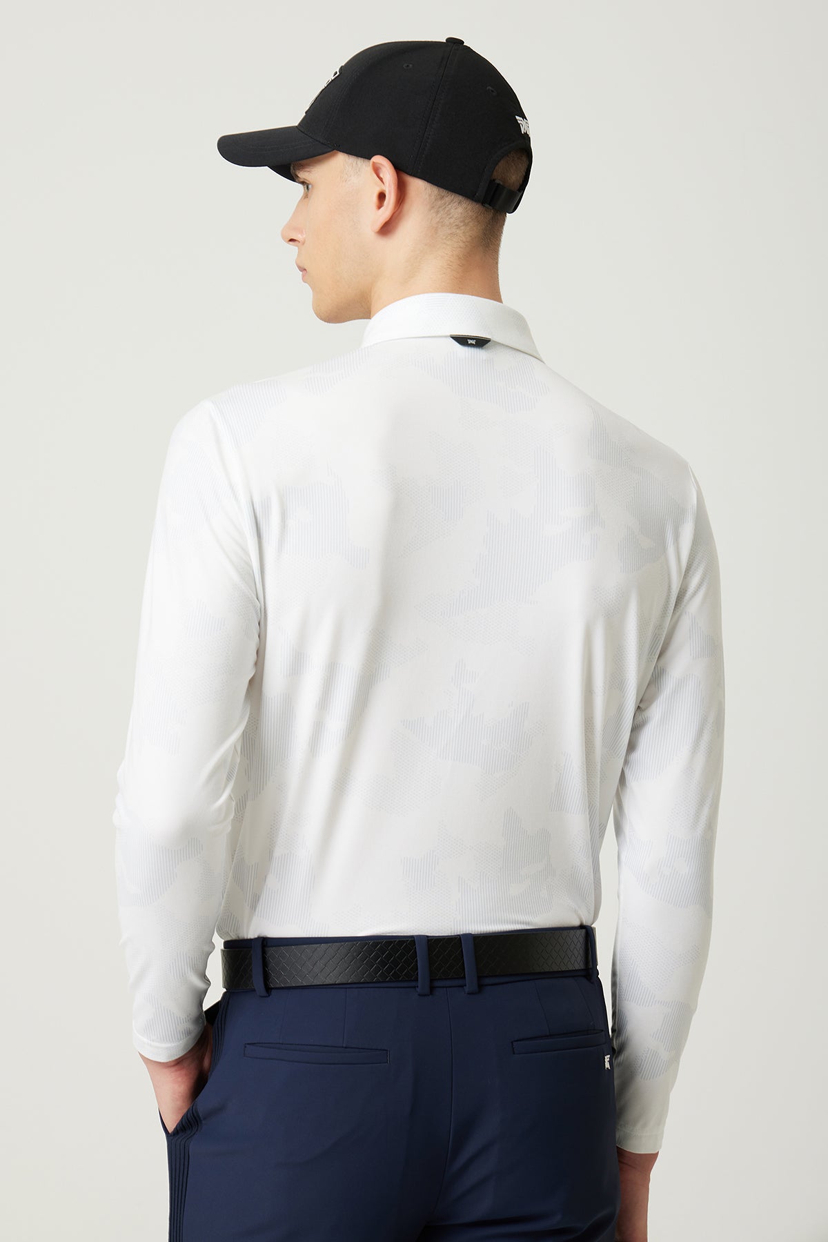 MNS FA PATTERN COLLAR LS