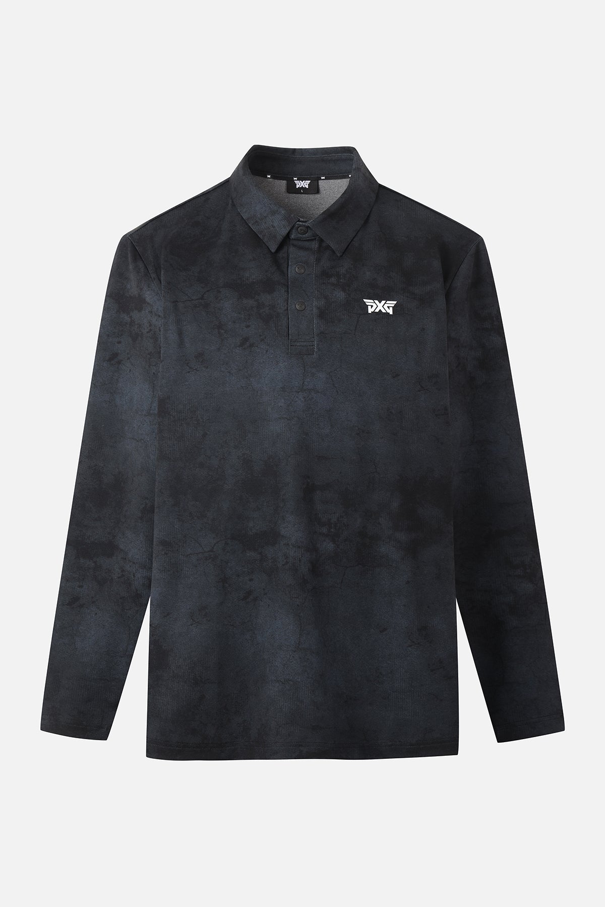MNS FA PATTERN COLLAR LS