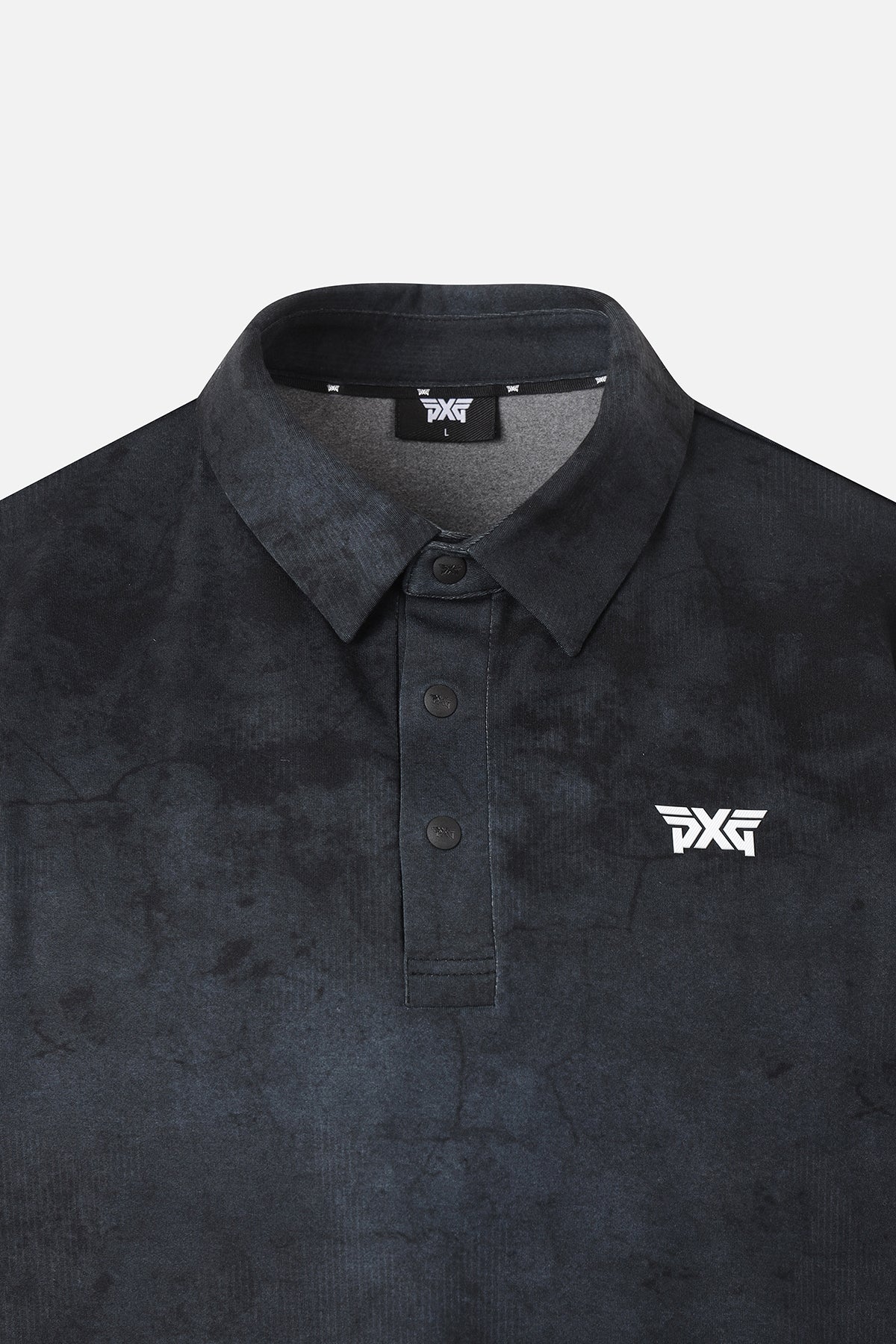 MNS FA PATTERN COLLAR LS