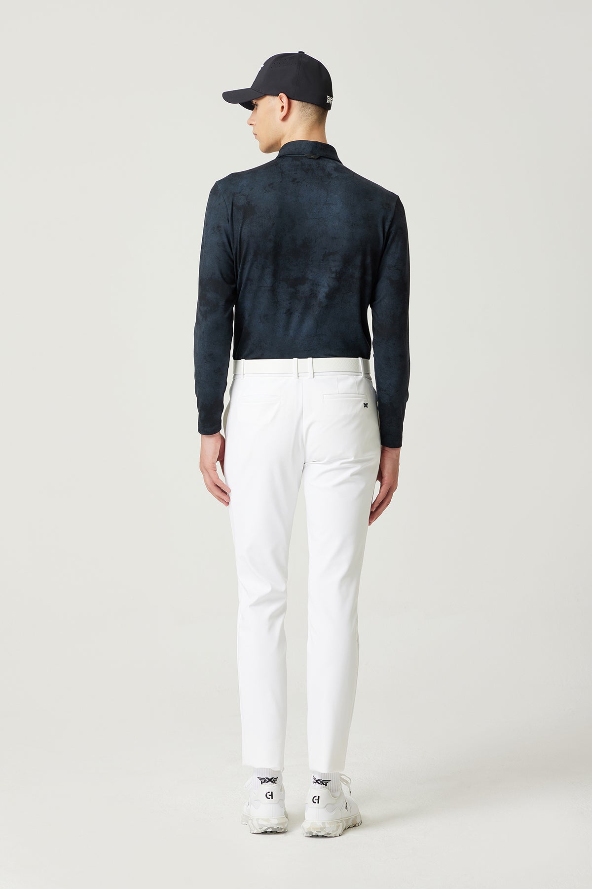 MNS FA PATTERN COLLAR LS