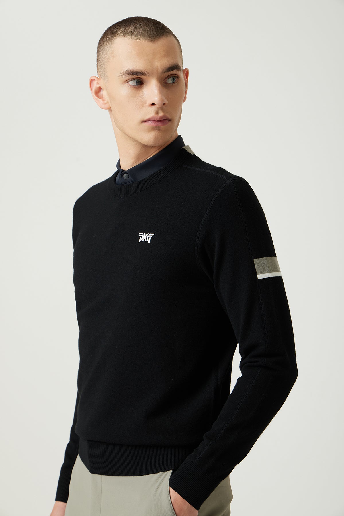 MNS FA BASIC ROUND NECK SWEATER