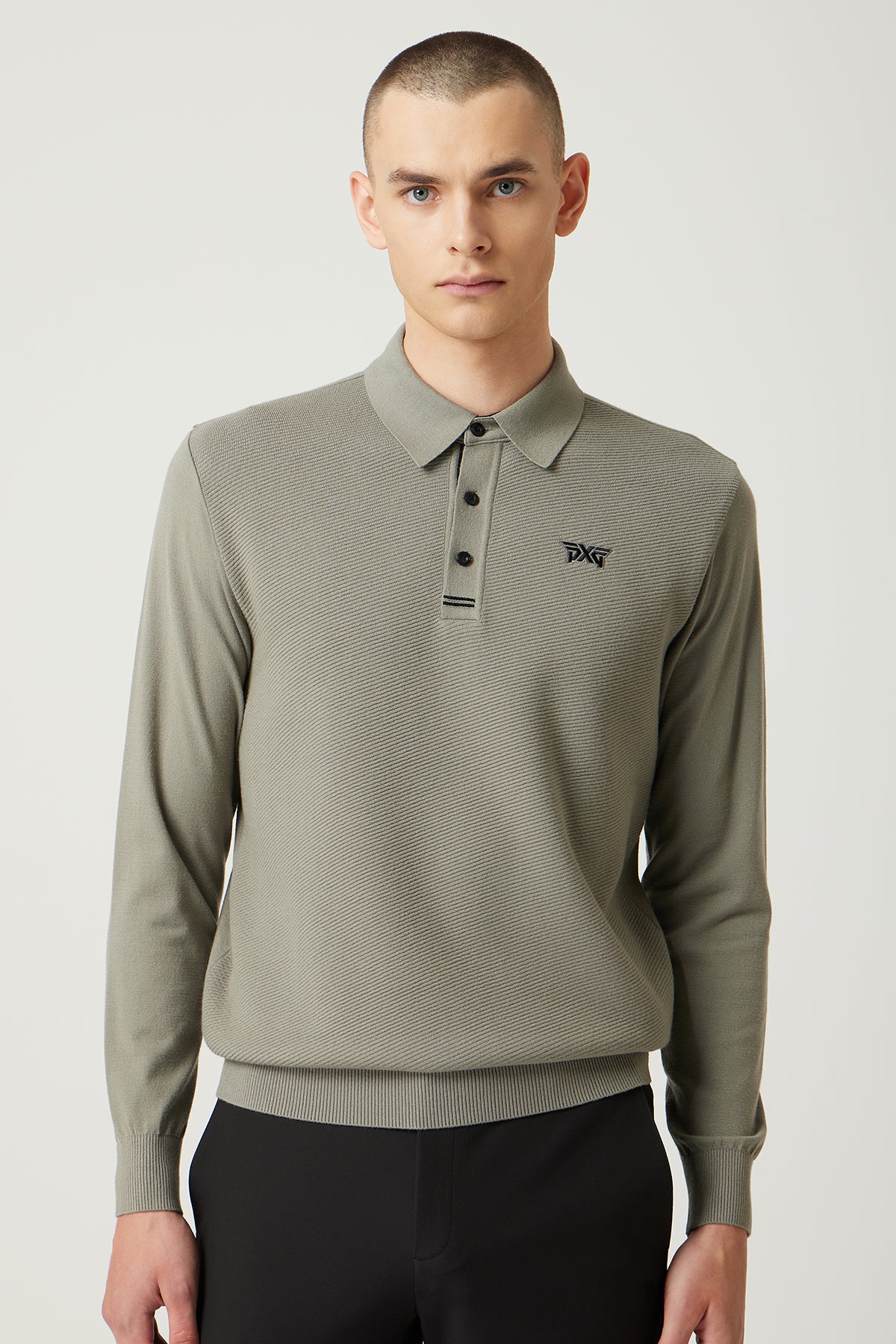 MNS FA COLLARED SWEATER