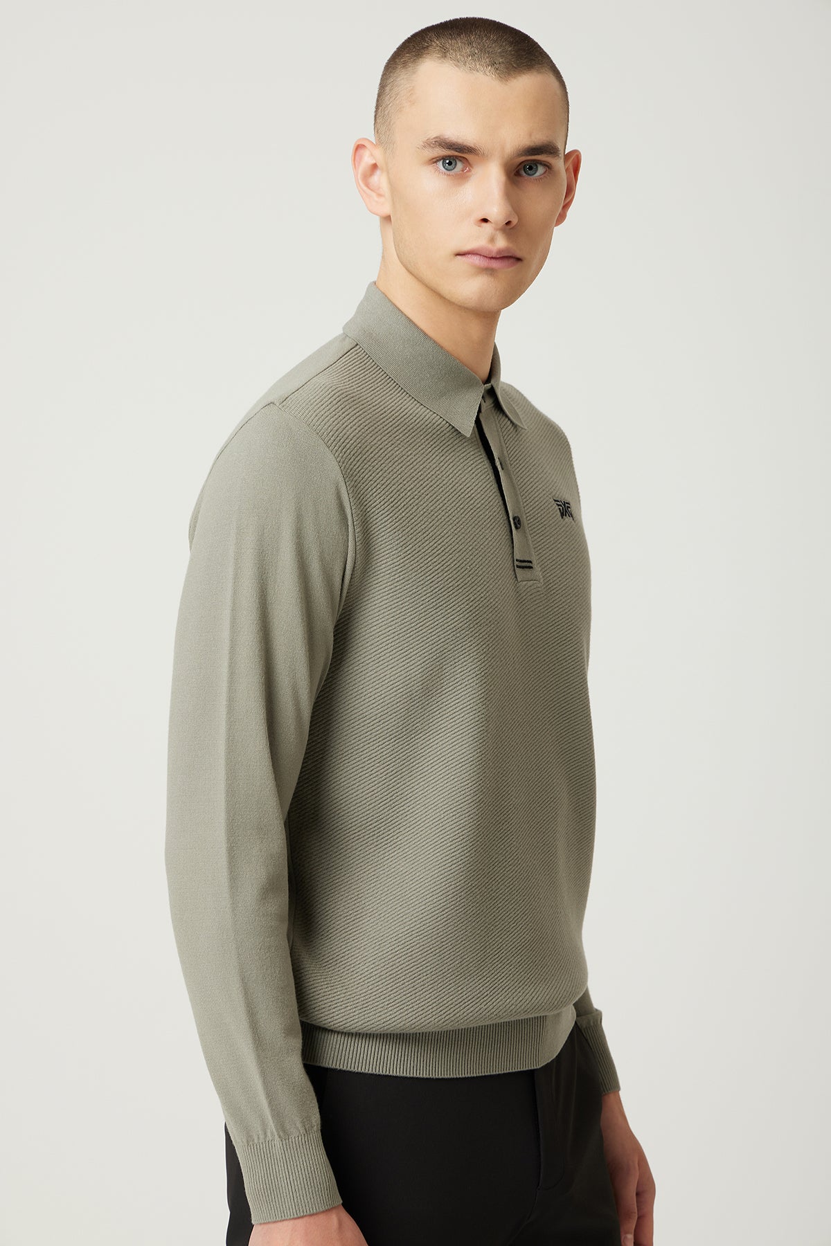 MNS FA COLLARED SWEATER