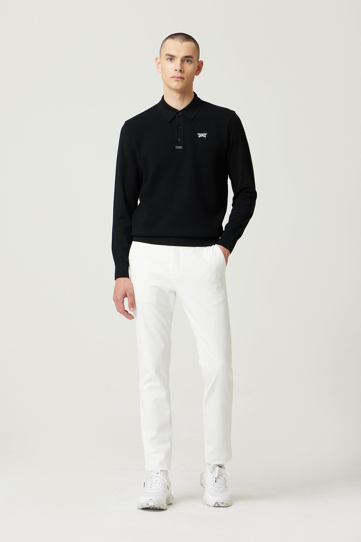 MNS FA COLLARED SWEATER