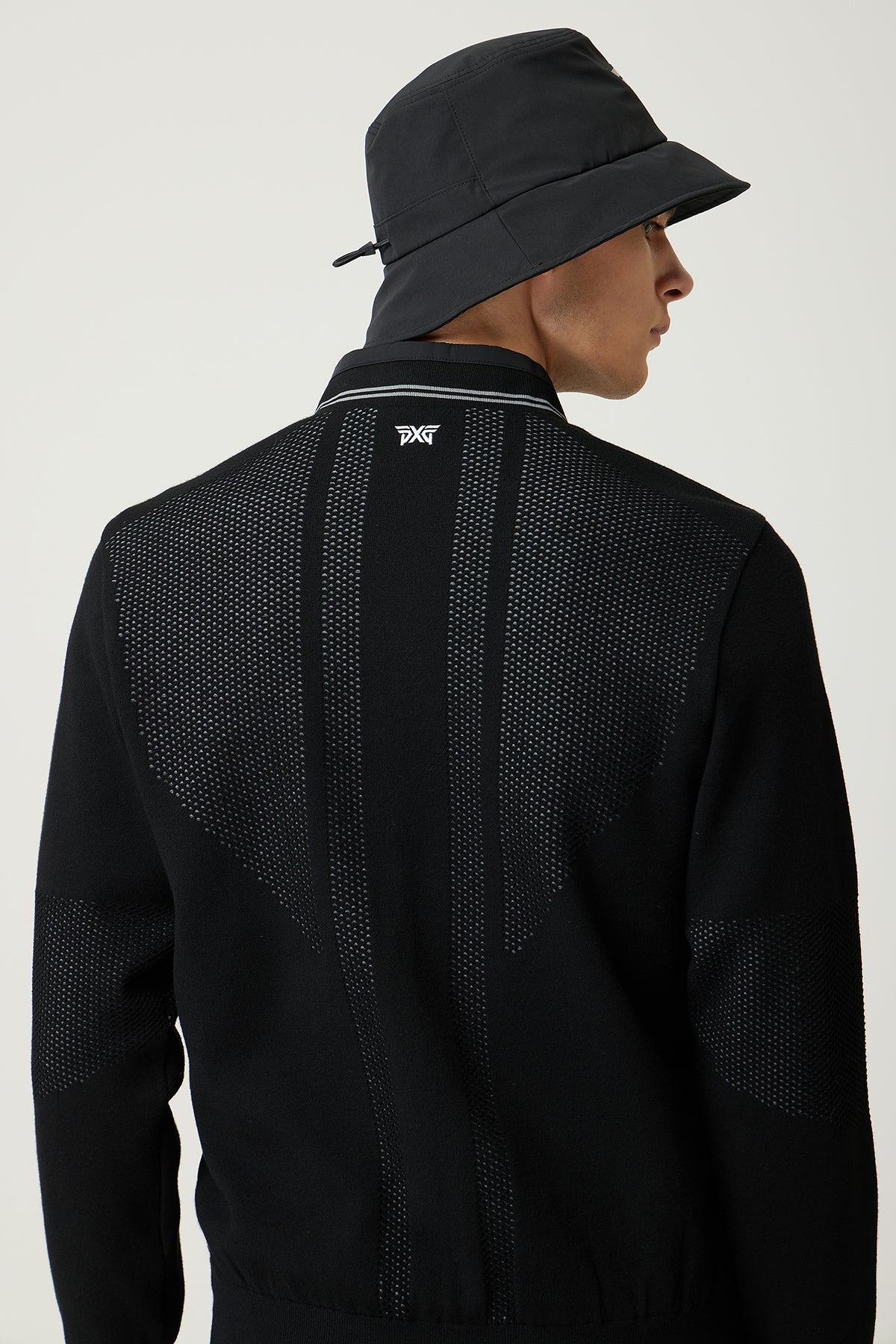 MNS FA HYBRID FULL ZIP-UP SWEATER