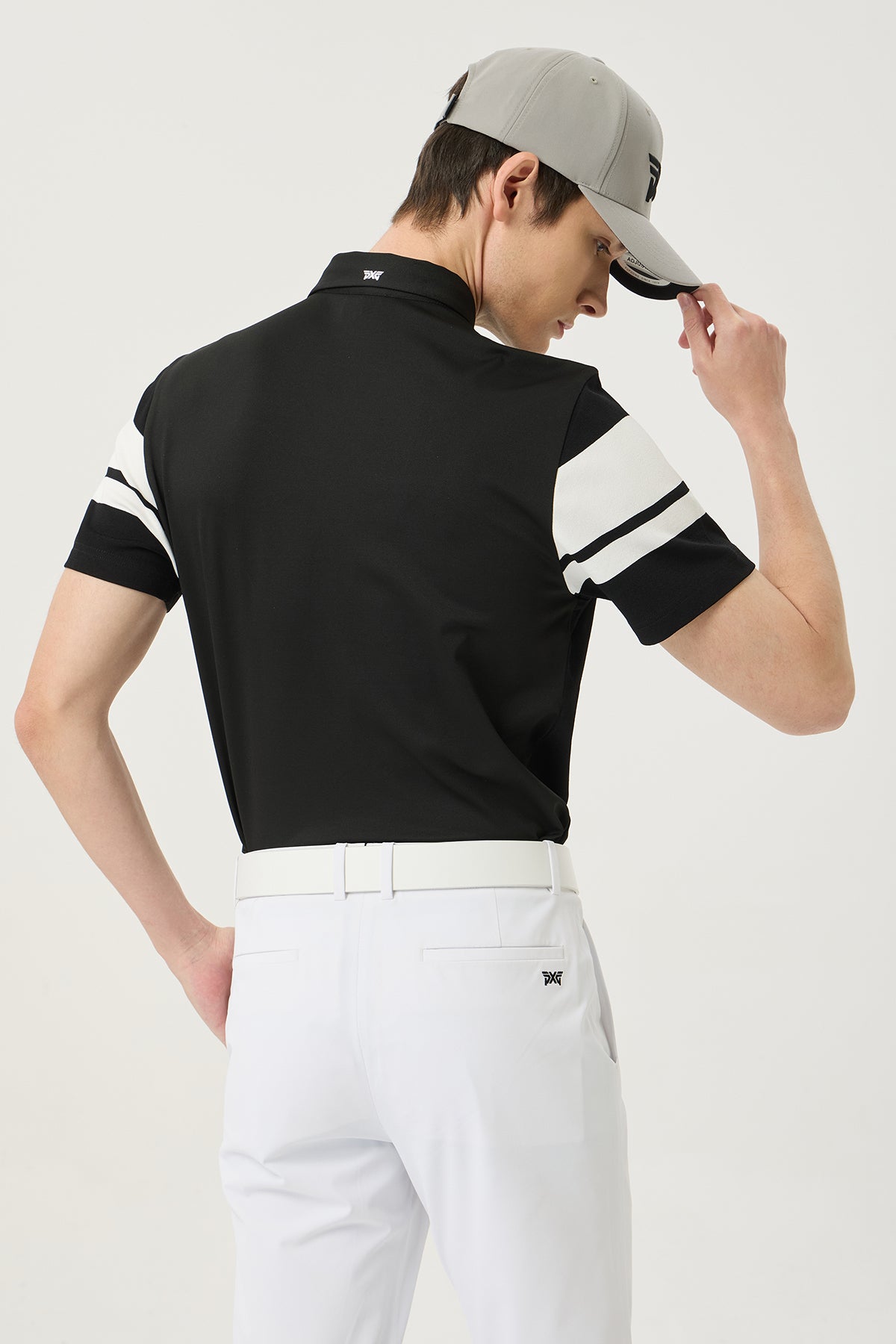 SUMMER KNIT HYBRID COLLAR SHORT-SLEEVE