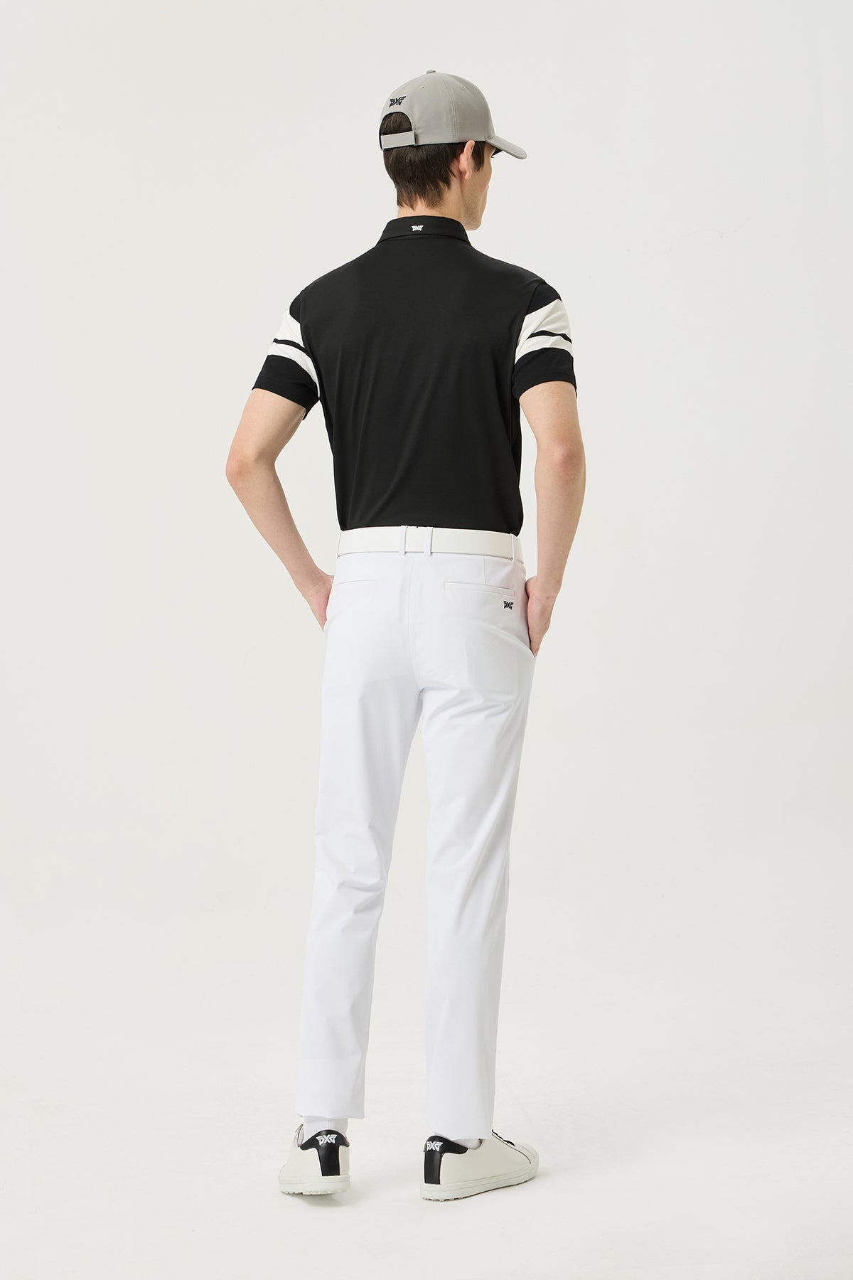 SUMMER KNIT HYBRID COLLAR SHORT-SLEEVE