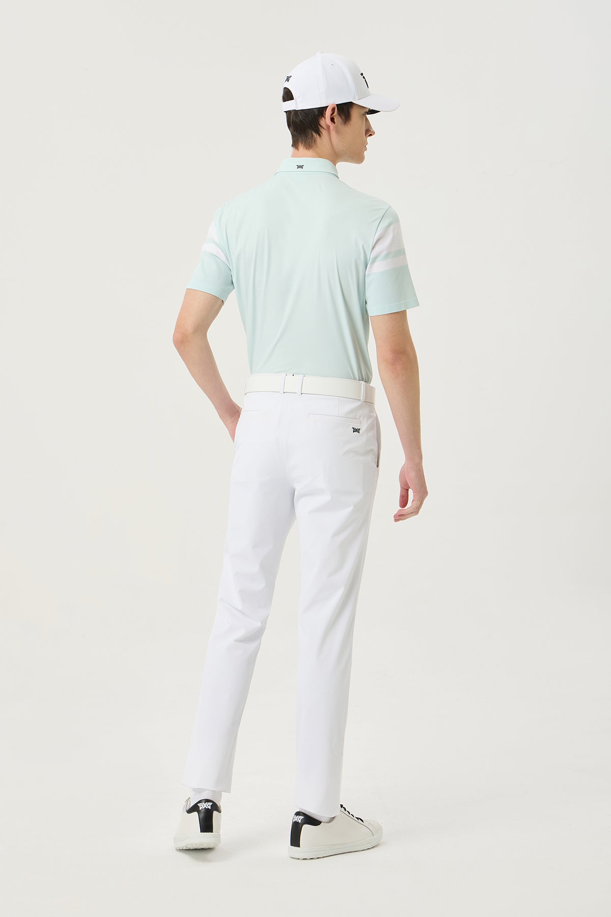 SUMMER KNIT HYBRID COLLAR SHORT-SLEEVE
