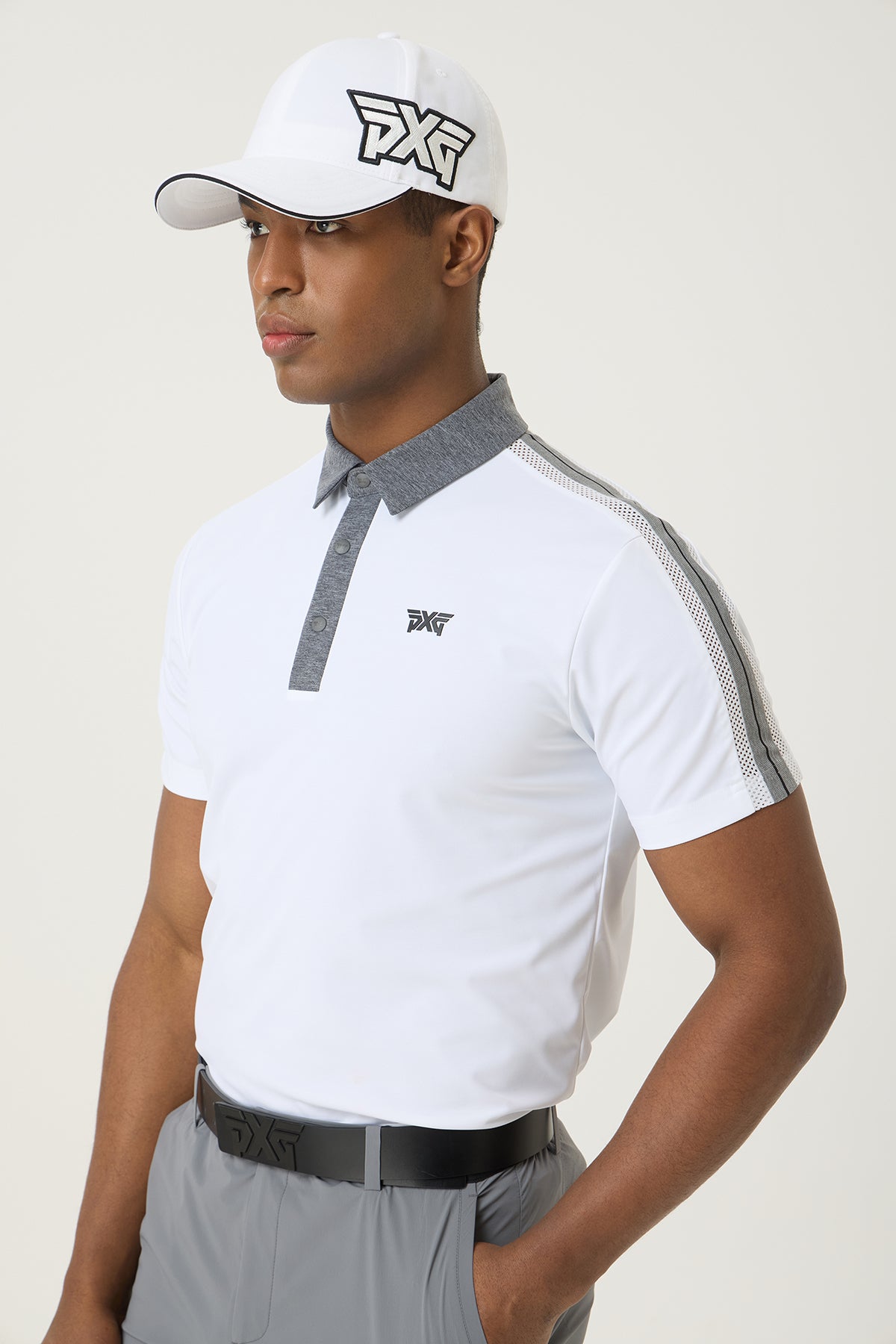SUMMER KNITTED POINT COLLAR SHORT-SLEEVE