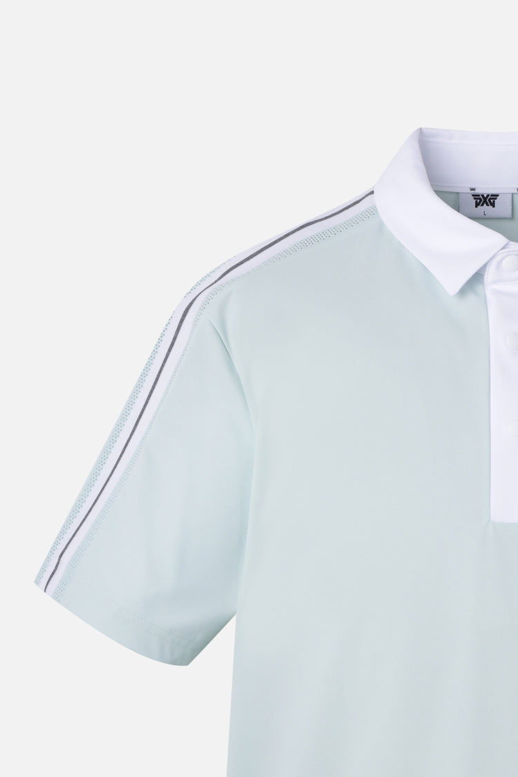 SUMMER KNITTED POINT COLLAR SHORT-SLEEVE