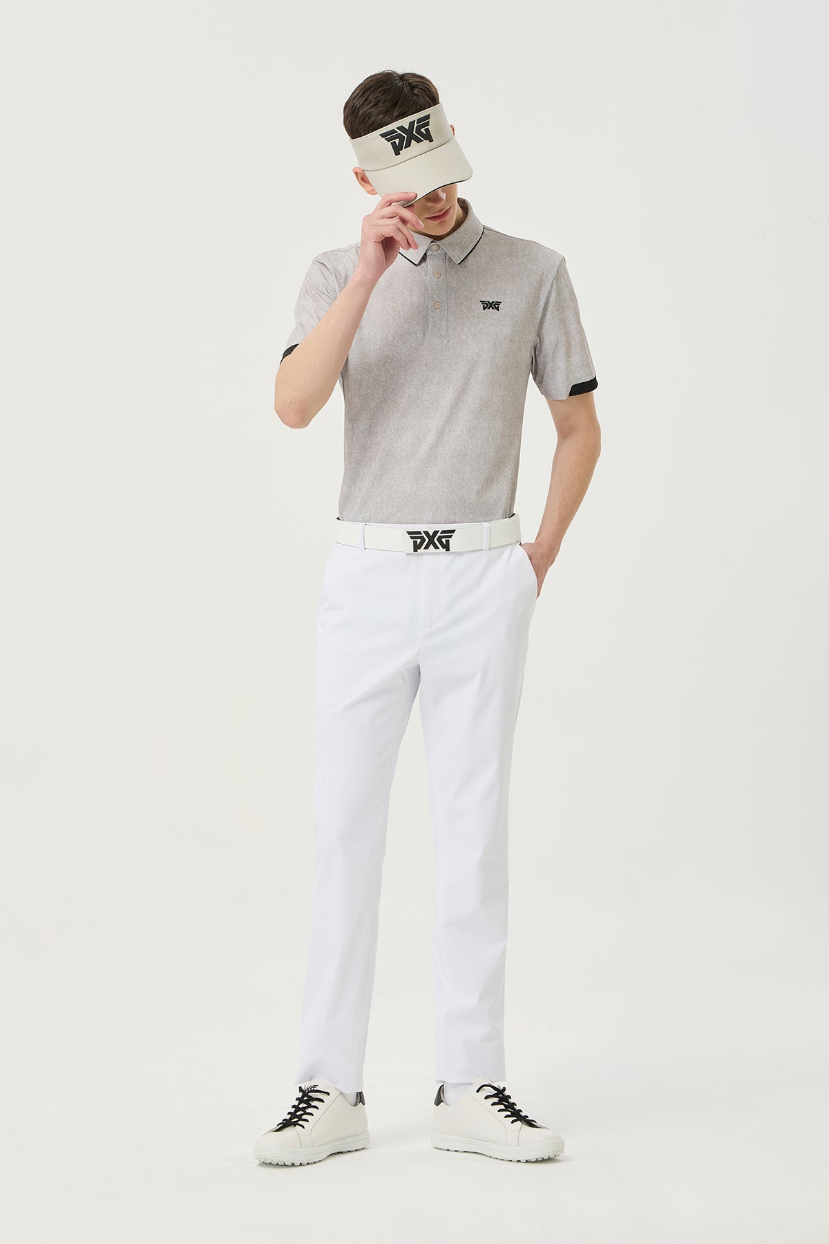 SUMMER TWO-TONE COLLAR SHORT-SLEEVE