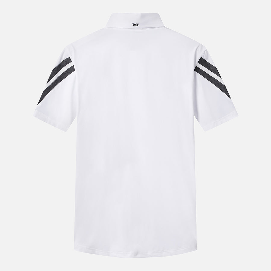 SUMMER SHOULDER POINT COLLAR SHORT-SLEEVE