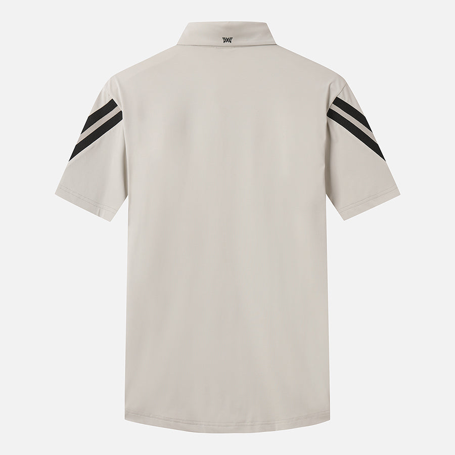 SUMMER SHOULDER POINT COLLAR SHORT-SLEEVE