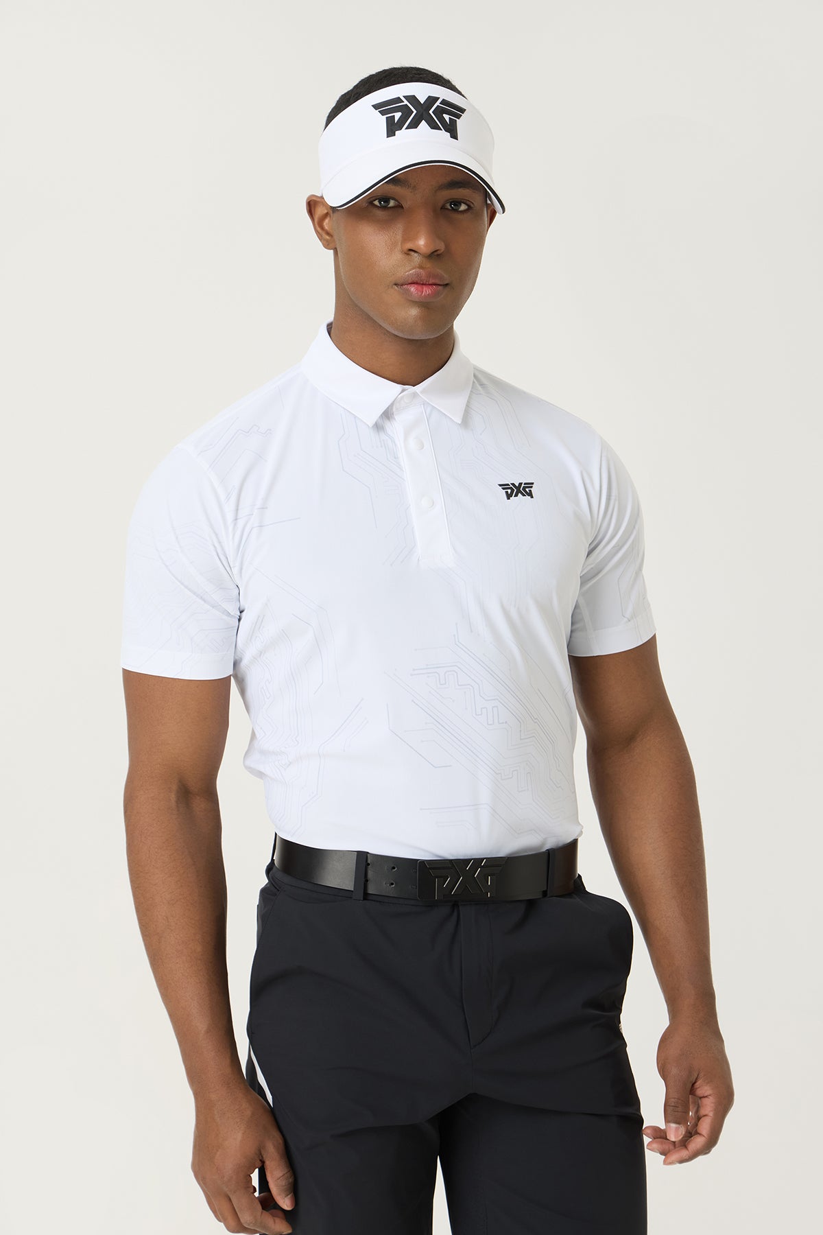 SUMMER PATTERN COLLAR SHORT-SLEEVE