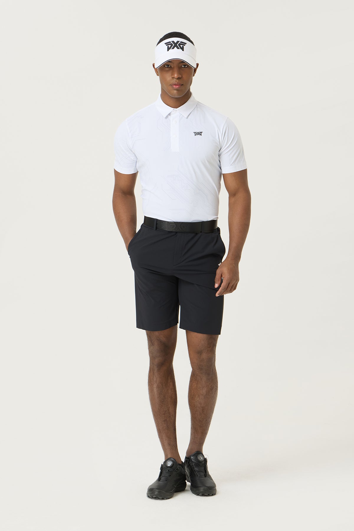 SUMMER PATTERN COLLAR SHORT-SLEEVE