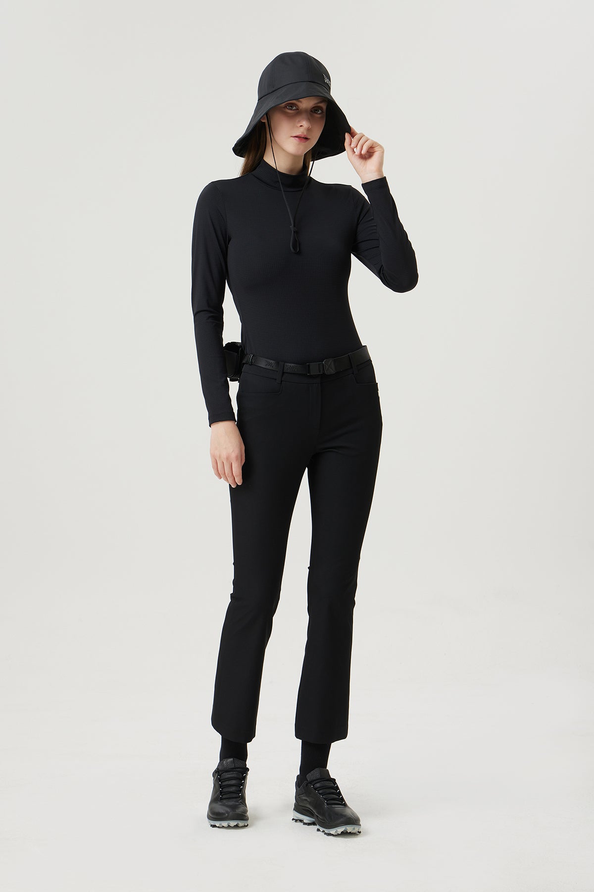 WOMENS HIP-UP BOOTS CUT PANTS