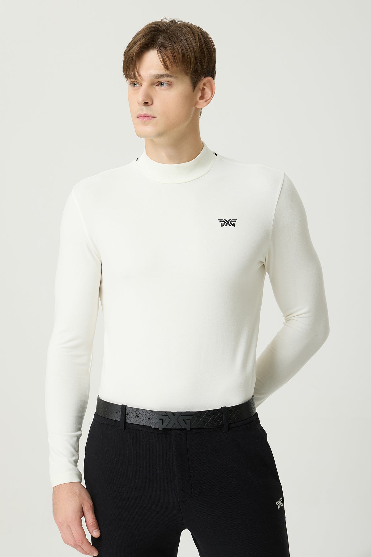 MNS WT ESSENTIAL MOCK NECK LS