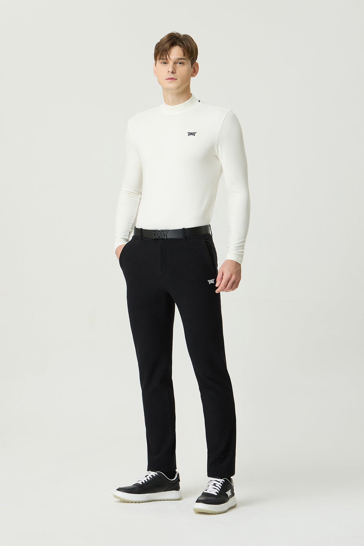 MNS WT ESSENTIAL MOCK NECK LS