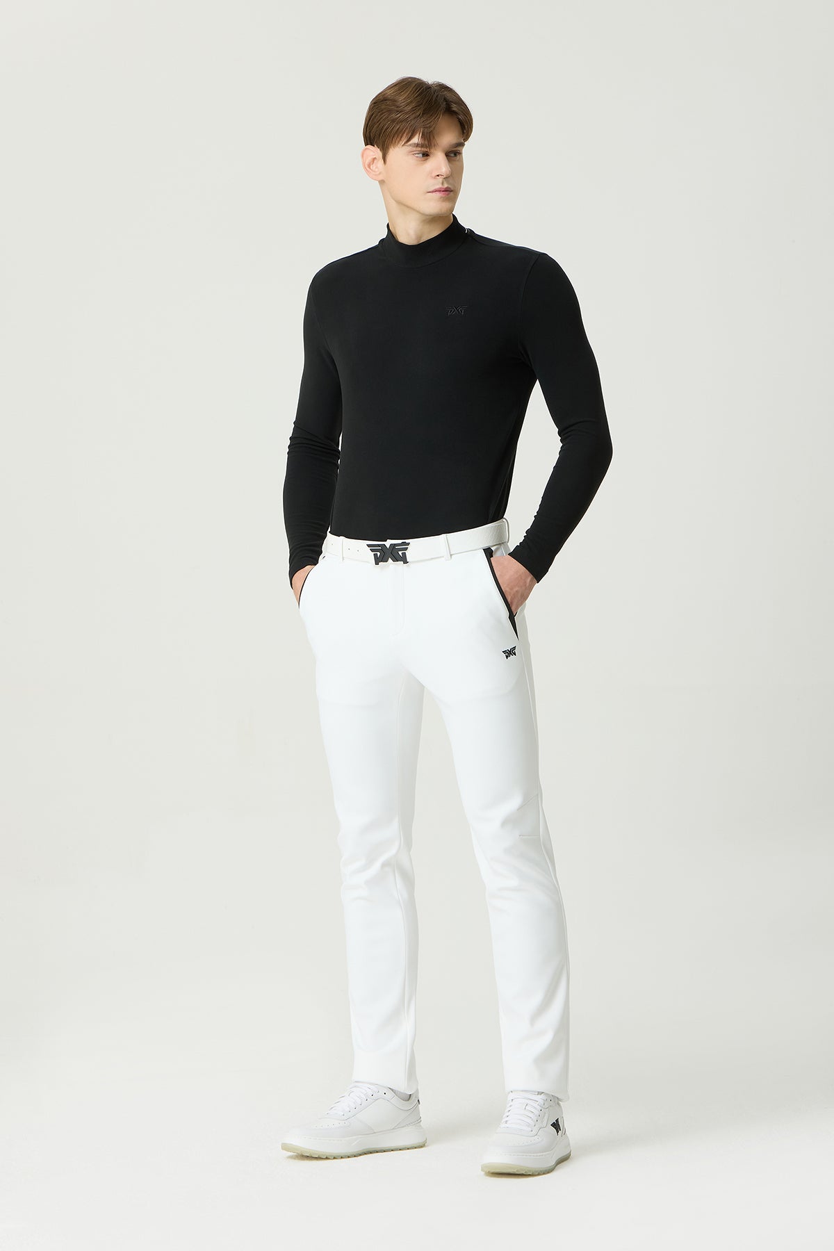 MNS WT ESSENTIAL MOCK NECK LS