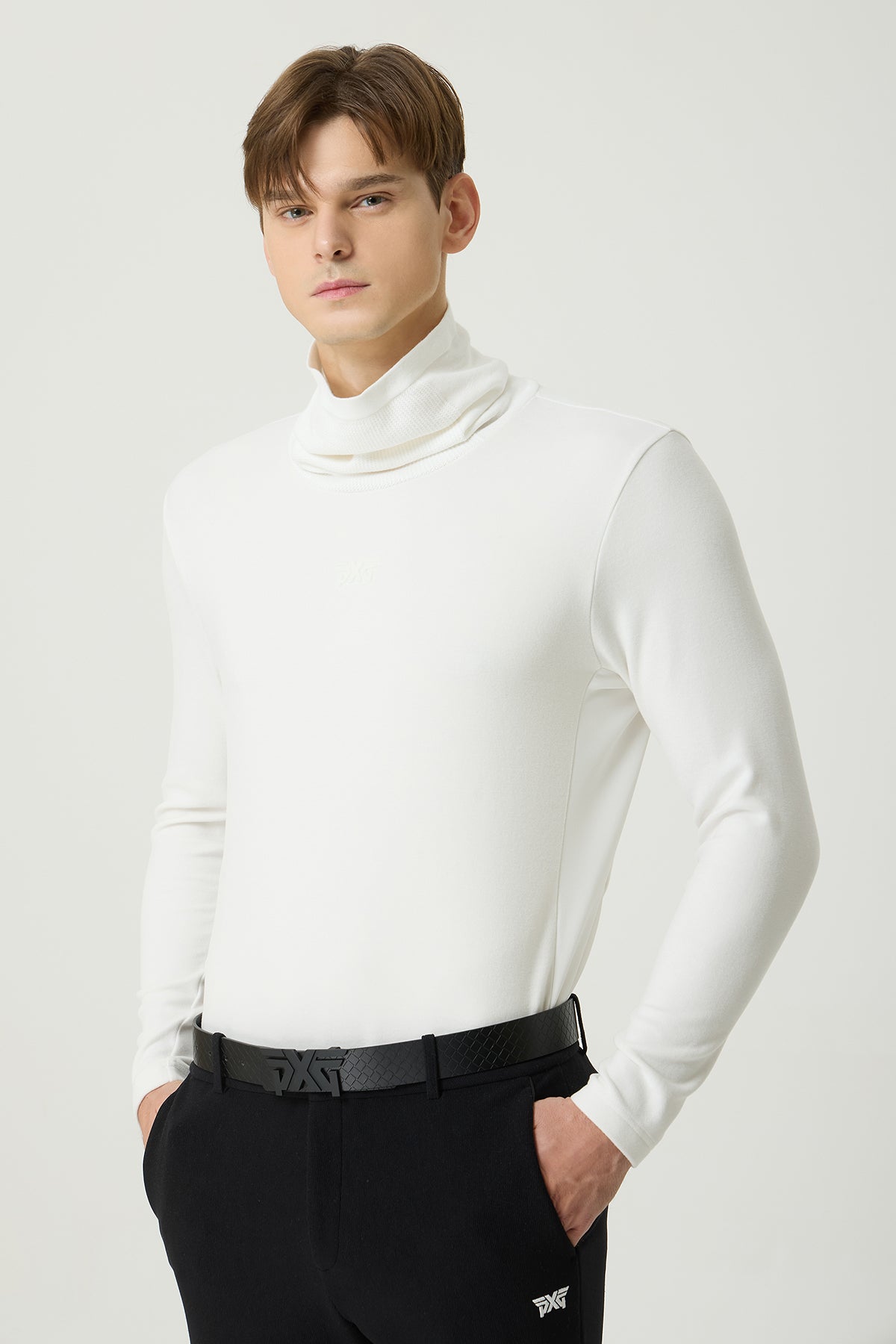MNS WT WARMER POINT COLLAR LS