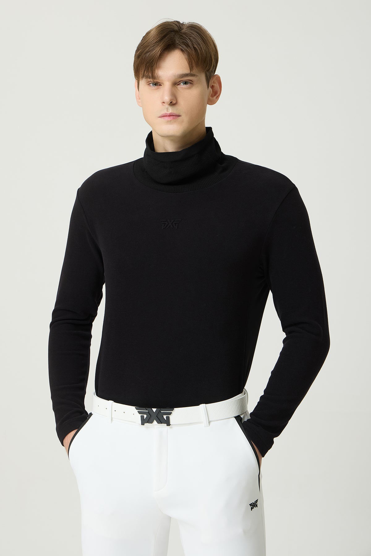 MNS WT WARMER POINT COLLAR LS