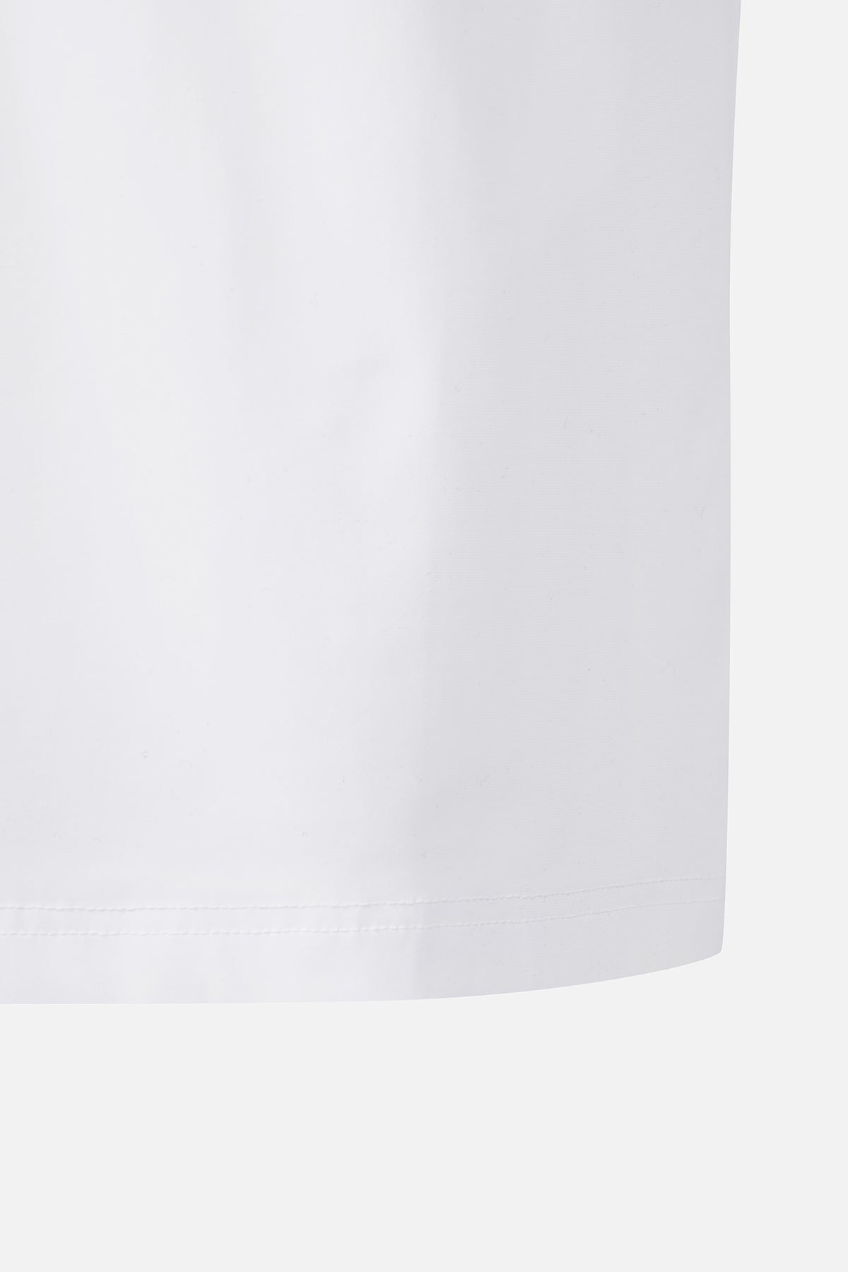 SUMMER COLOR BLOCKED PERFORATED COLLAR SHORT-SLEEVE