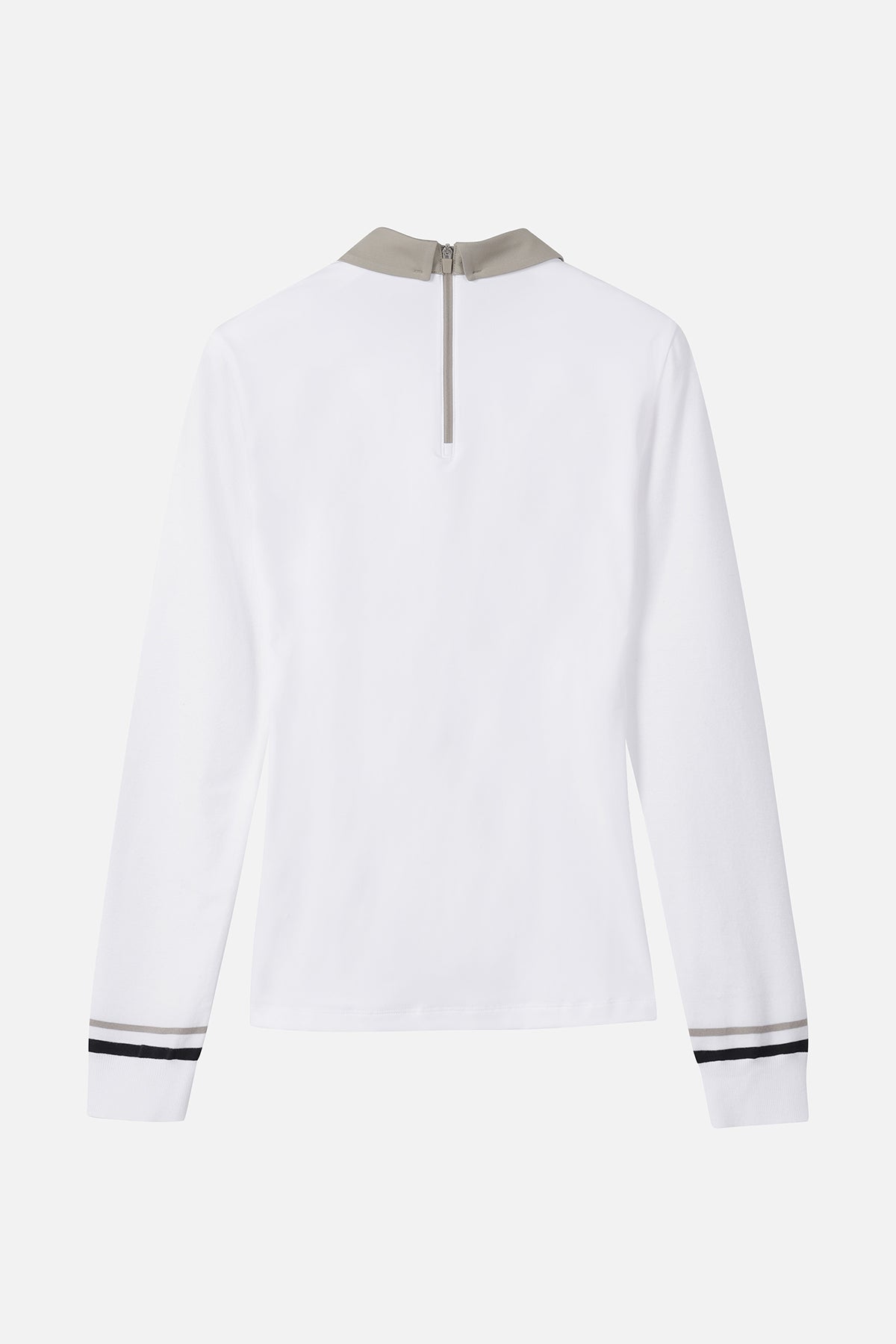 WOMENS ROUND COLLAR LONG-SLEEVE