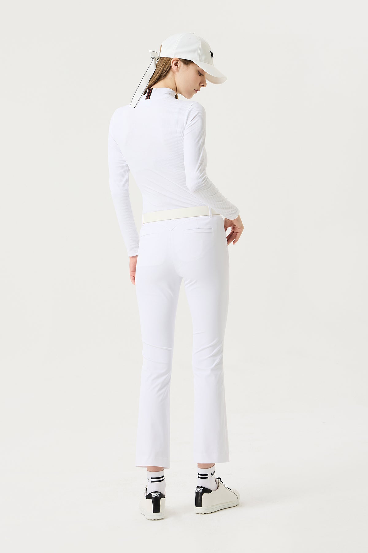 WOMENS HIP-UP BOOTS CUT PANTS