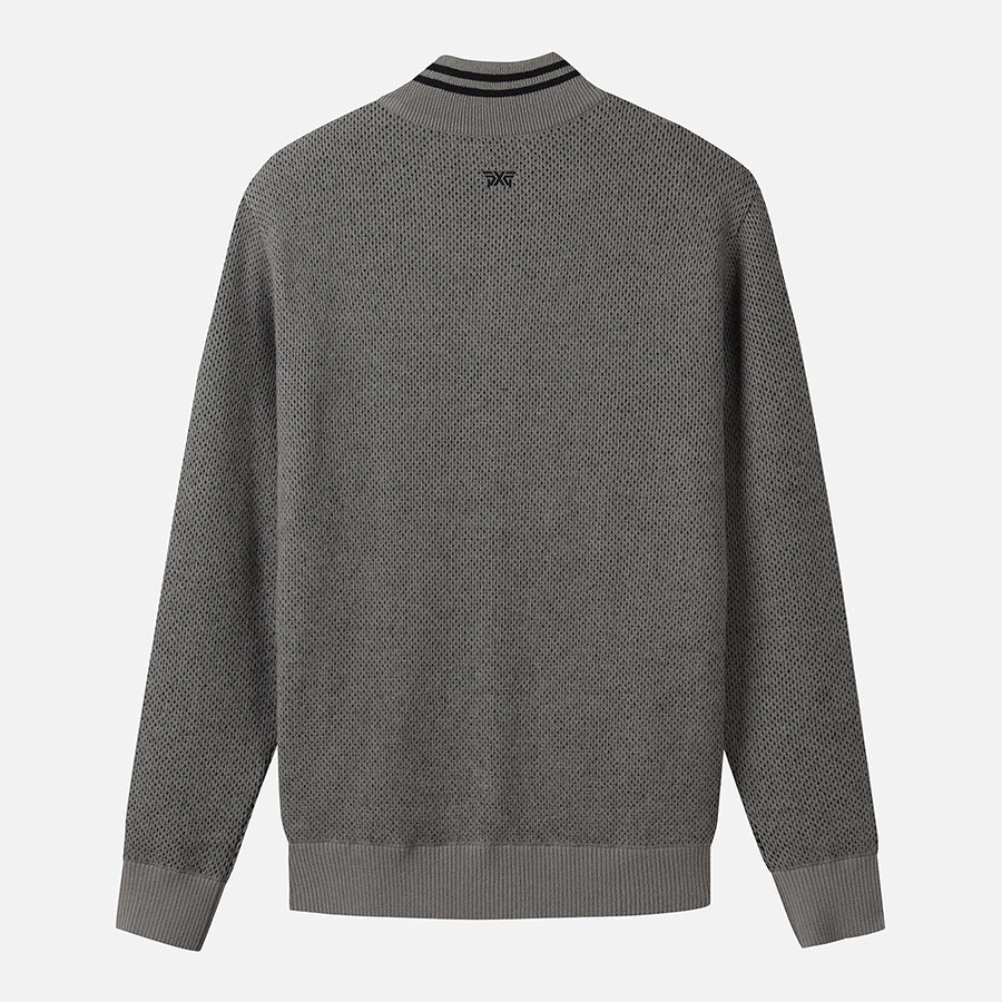 MNS WT HALF ZIP-UP WINDPROOF SWEATER