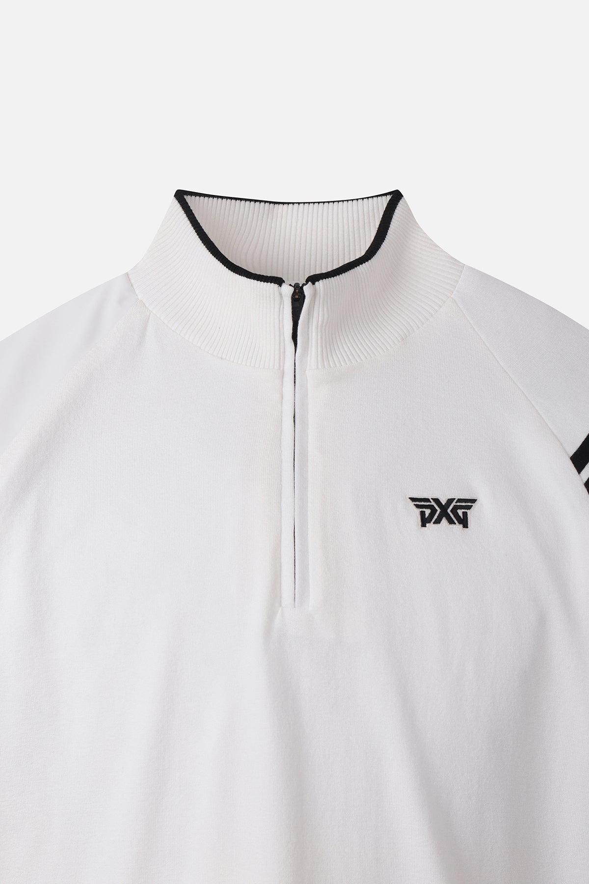 MNS WT LINE POINT HALF ZIP WINDPROOF SWEATER