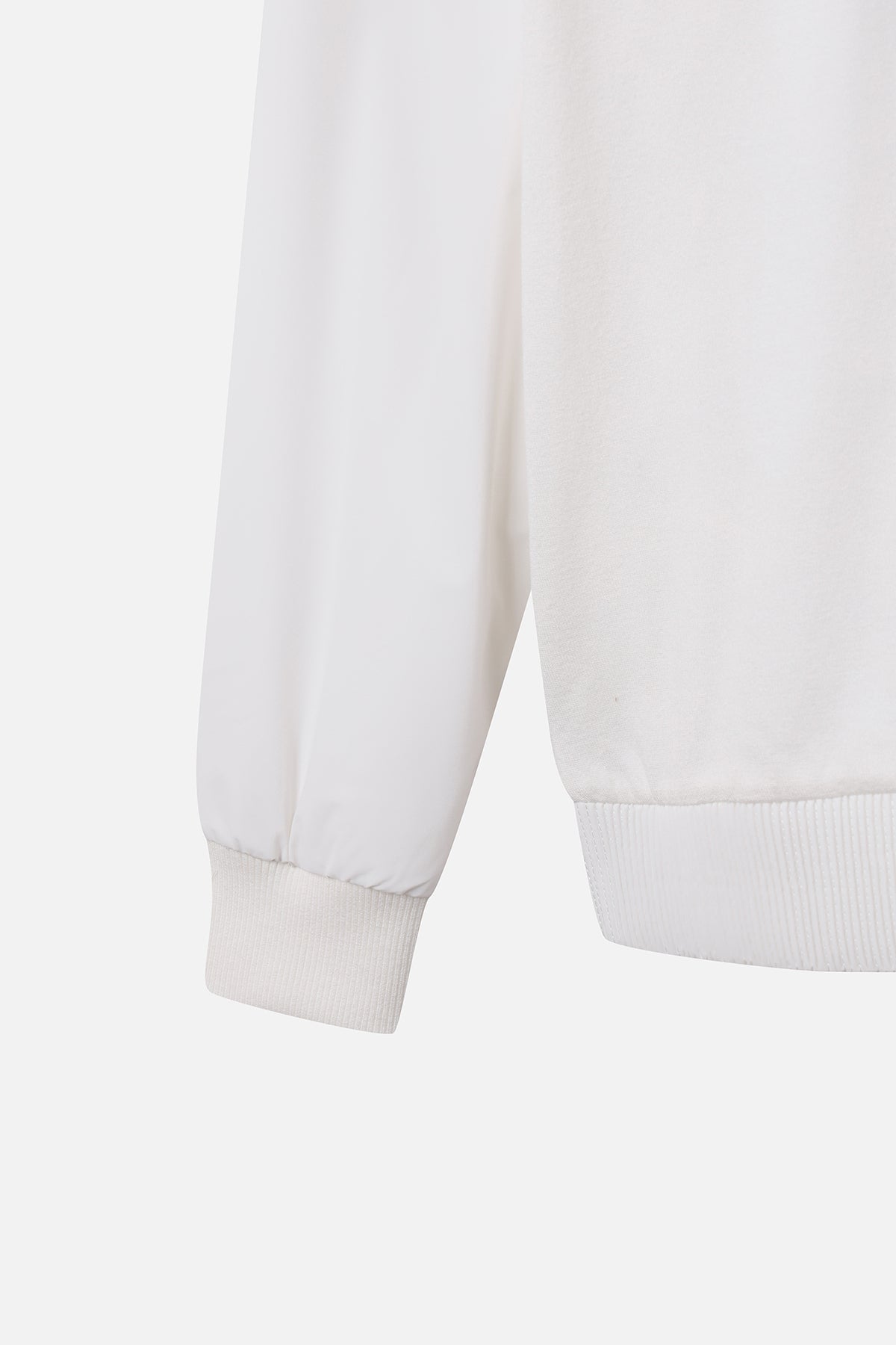 MNS WT LINE POINT HALF ZIP WINDPROOF SWEATER