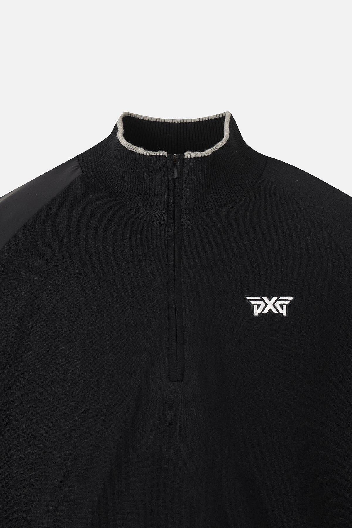 MNS WT LINE POINT HALF ZIP WINDPROOF SWEATER