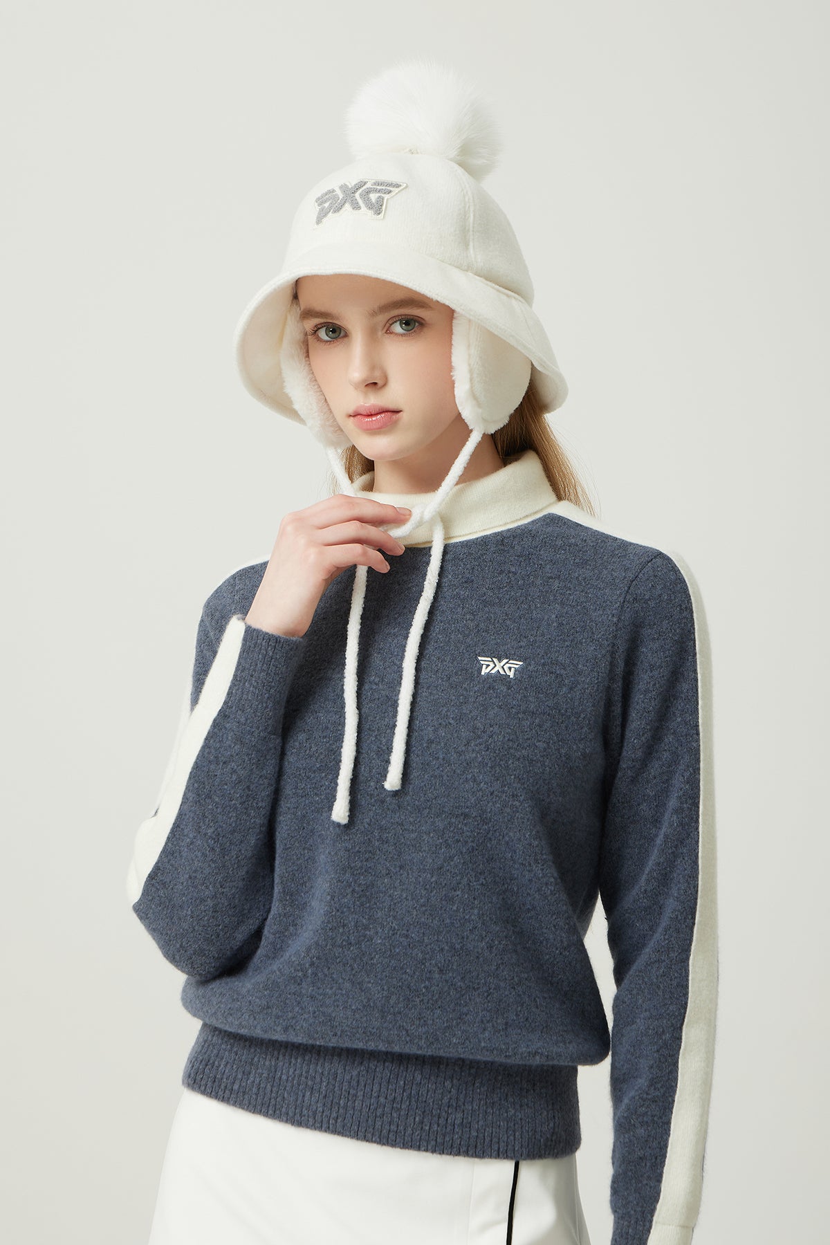 PXG レディースニット PXG ゴルフウェア レディース セーター ニット 長袖トップス