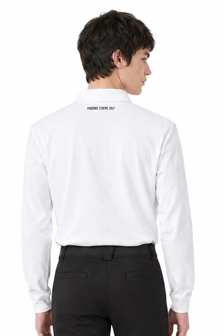 MNS ESSENTITAL BRUSHED COLLAR LS