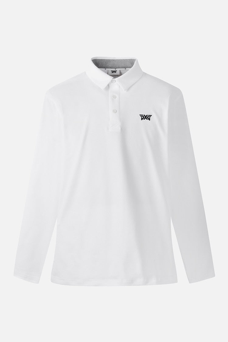 MNS ESSENTITAL BRUSHED COLLAR LS