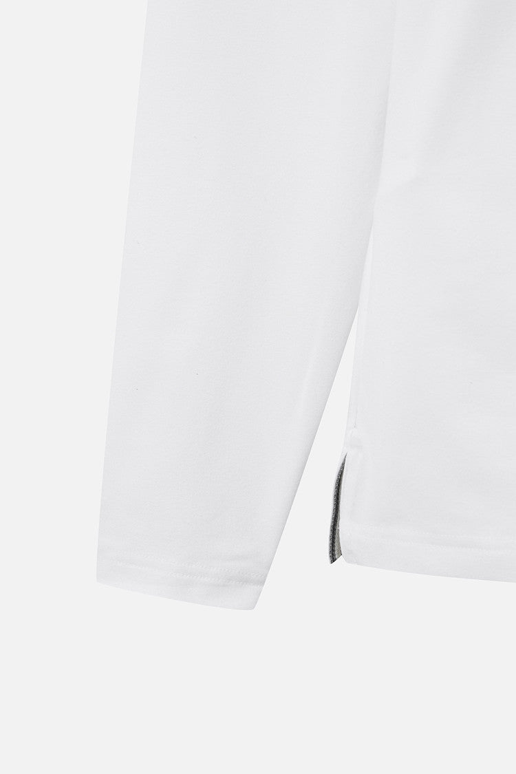 MNS ESSENTITAL BRUSHED COLLAR LS