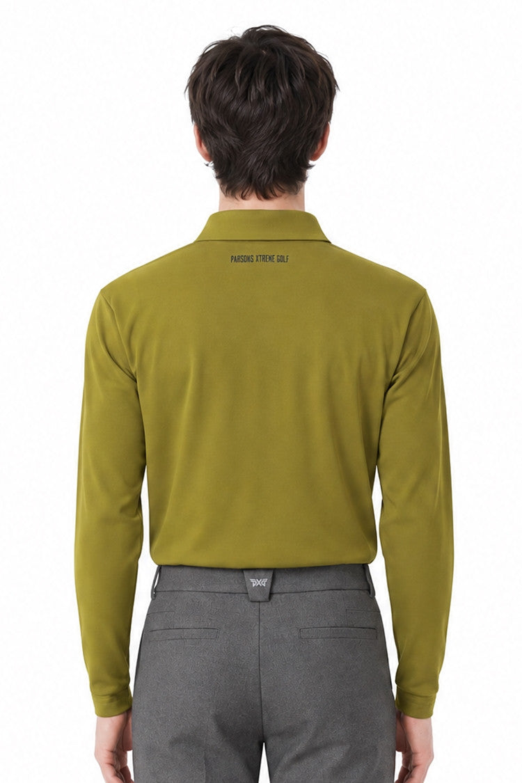 MNS ESSENTITAL BRUSHED COLLAR LS