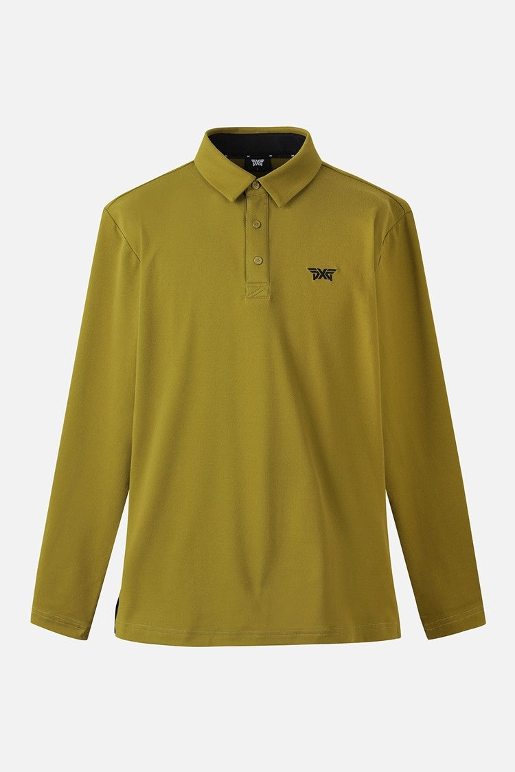 MNS ESSENTITAL BRUSHED COLLAR LS