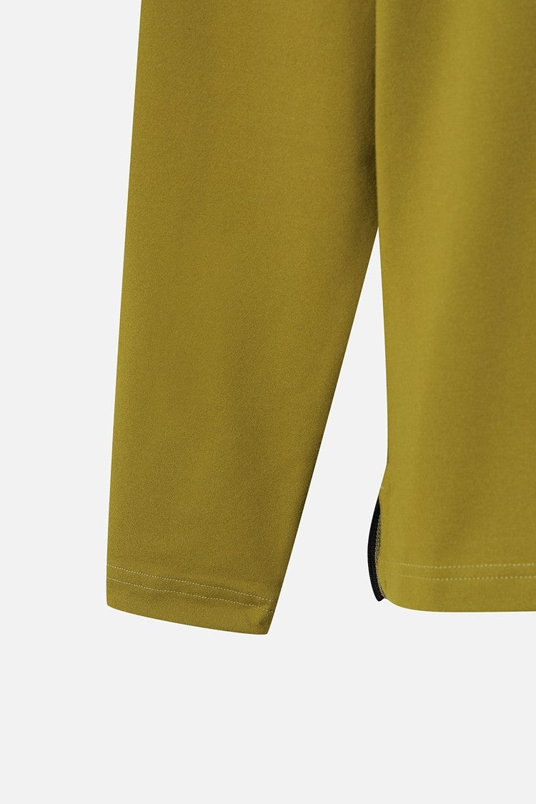 MNS ESSENTITAL BRUSHED COLLAR LS