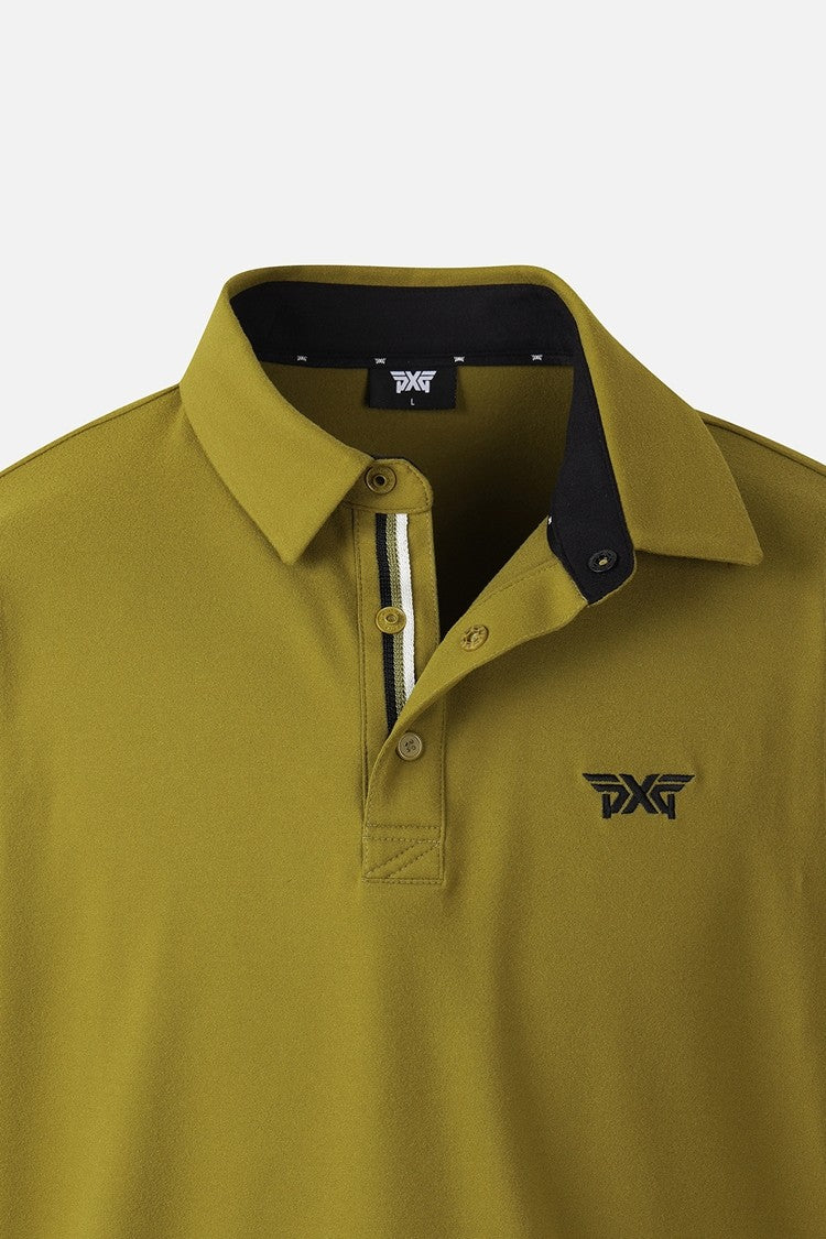MNS ESSENTITAL BRUSHED COLLAR LS
