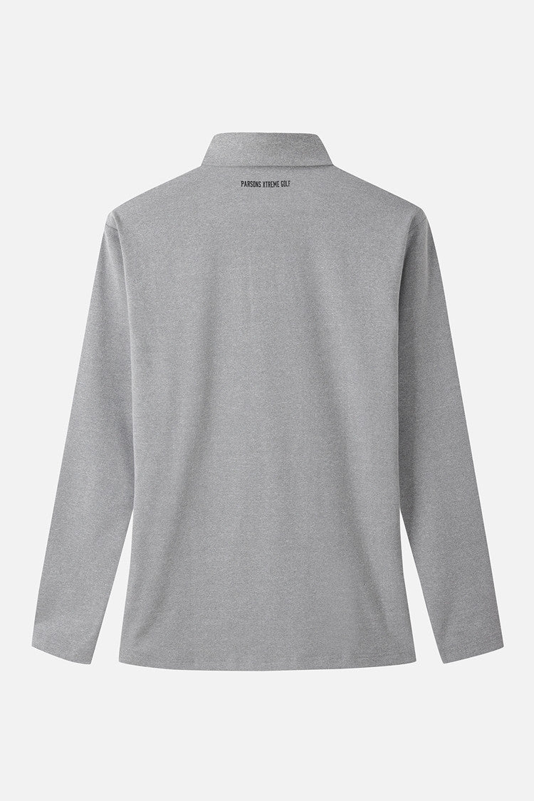 MNS ESSENTITAL BRUSHED COLLAR LS