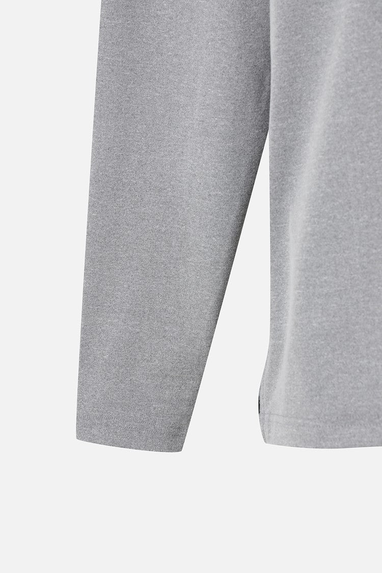 MNS ESSENTITAL BRUSHED COLLAR LS